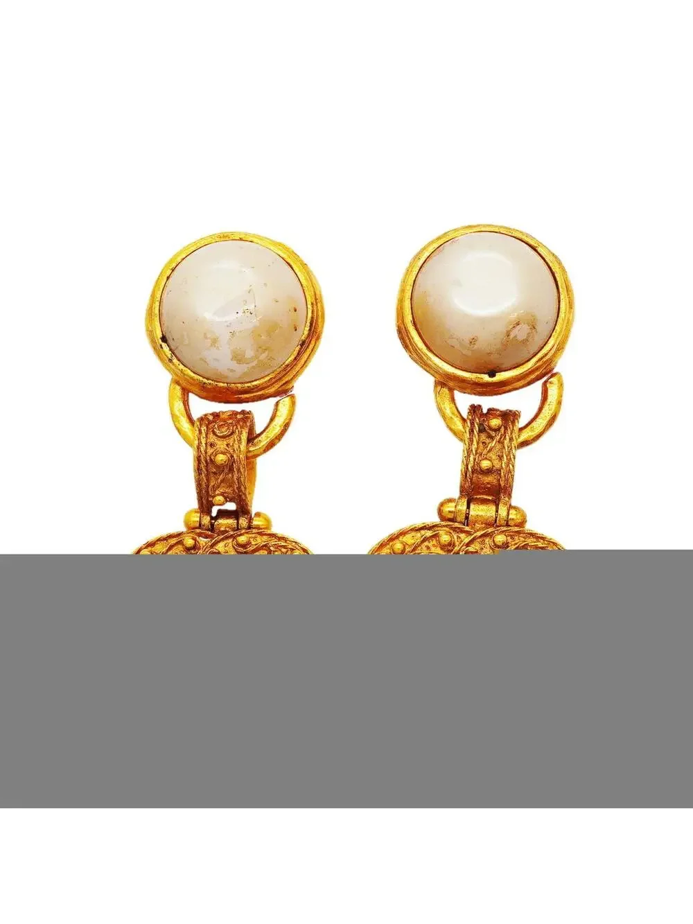 Chanel Cc Logo Clip-On Earrings Metal #327673C61B